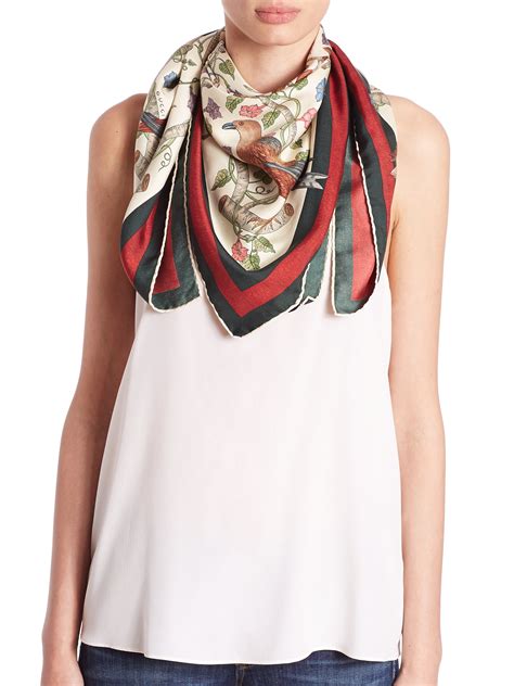 gucci foulard e stole|gucci silk scarf sale.